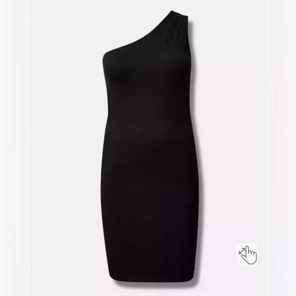 Torrid Mini Foxy Bodycon One Shoulder Dress - Picture 5 of 6